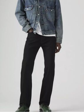 Levi's Men's 30x30 Black Jeans 5pocket Denim